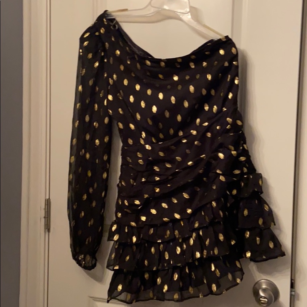 Black and Gold Bella and Bloom Dress - Large